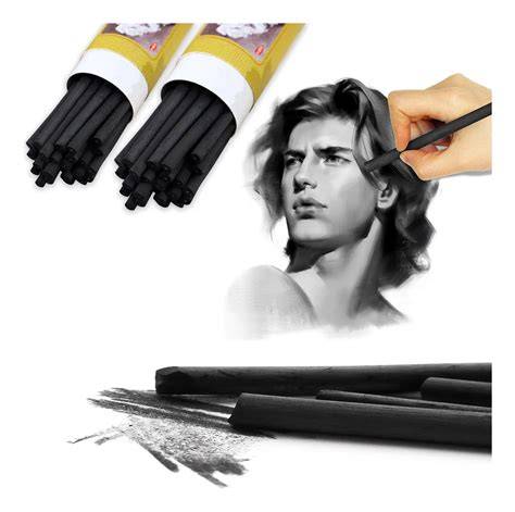 Lápices de carbón profesionales para dibujo artístico