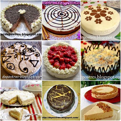 Diferentes tipos de tartas de queso