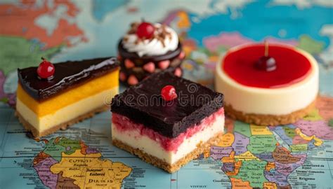 Mapa de postres internacionales