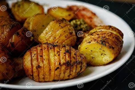Patatas cocidas listas para servir