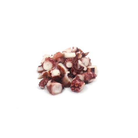 Pulpo cocido en trozos