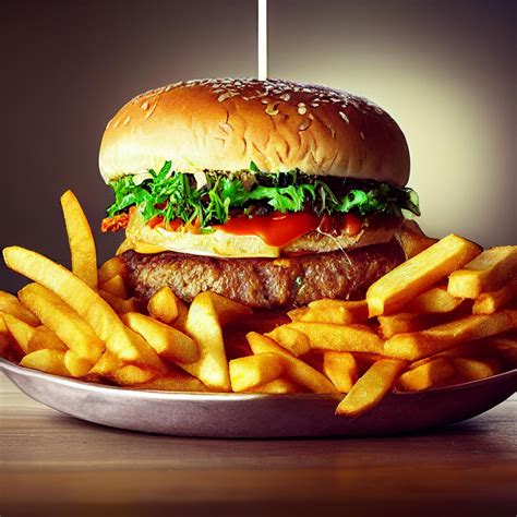 Smash burger con papas fritas en Alicante
