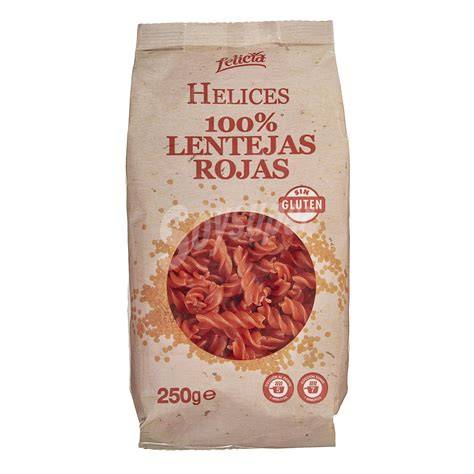 Pasta de lenteja roja y sus ingredientes principales