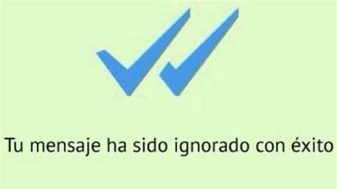 Memes de doble check azul de WhatsApp