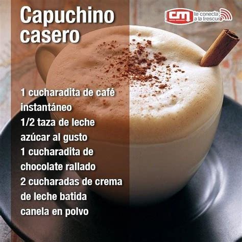 Ingredientes para capuchino