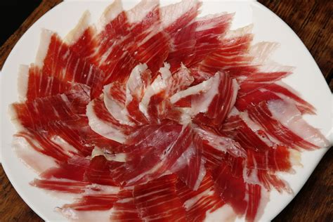 Plato de jamón ibérico de Guijuelo