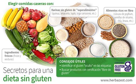 Dieta equilibrada sin gluten