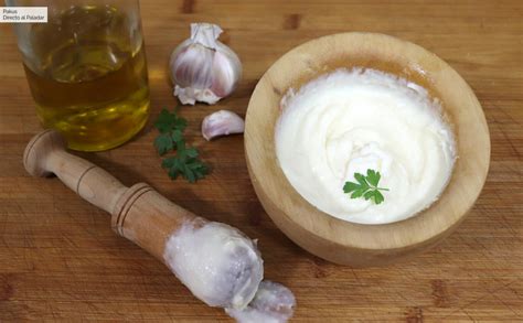 Ingredientes para alioli