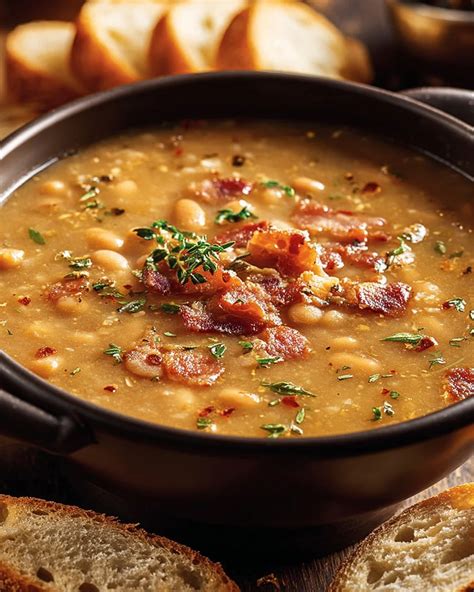 Frijoles horneados con tocino listos para servir