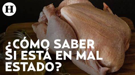 Señales visuales de pollo en mal estado