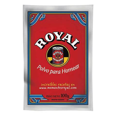 Envase de polvo para hornear Royal