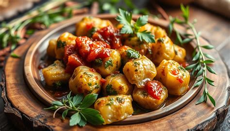 Plato de papas arrugadas con mojo canario