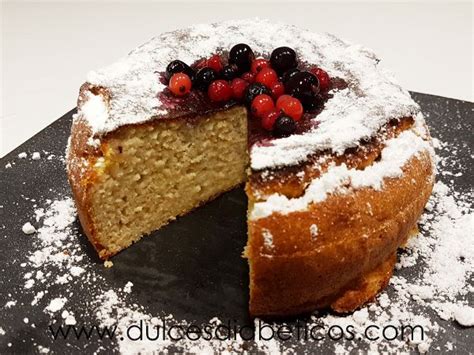 Ingredientes para bizcocho sin harina