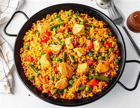 Fases de cocción de una paella con tiempos