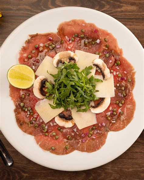 Carpaccio de Morucha en Restaurante La Aldaba