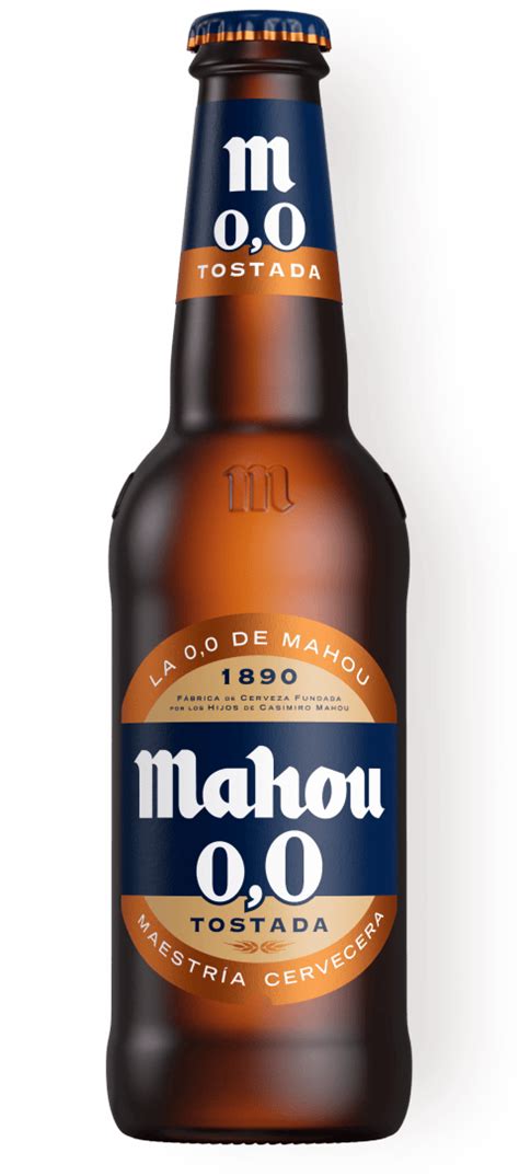 Botella de Mahou 0.0 Tostada