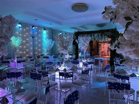 Salón privado decorado para evento