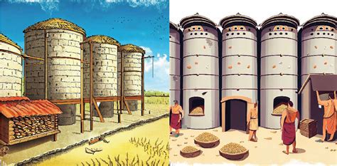 Antiguos silos de almacenamiento de grano de la Panificadora