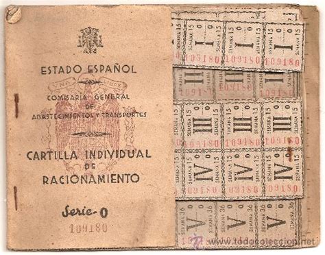 Cartilla de racionamiento de pan durante la Guerra Civil