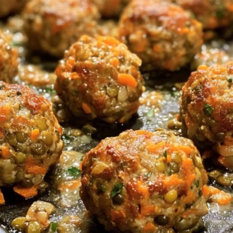 Albóndigas de lentejas para bebés