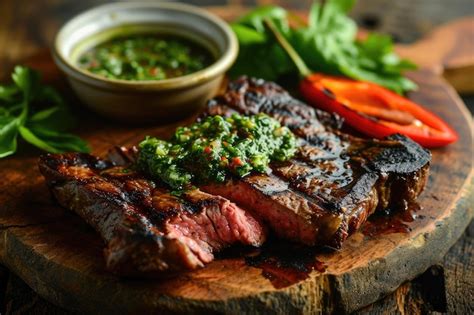 Filete con salsa barbacoa listo para servir