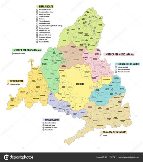 Mapa de la Comunidad de Madrid destacando municipios con gobiernos progresistas