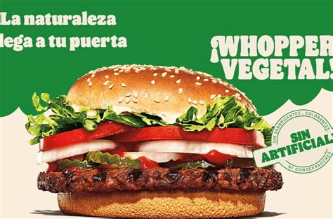 Ingredientes principales del Whopper Vegetal de Burger King