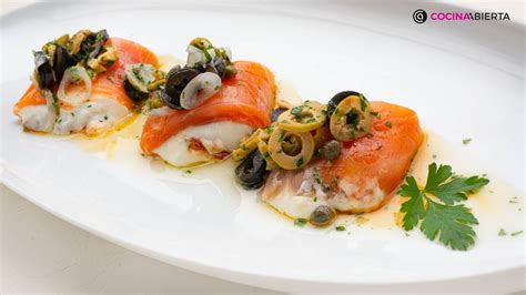 Salmón relleno antes de hornear