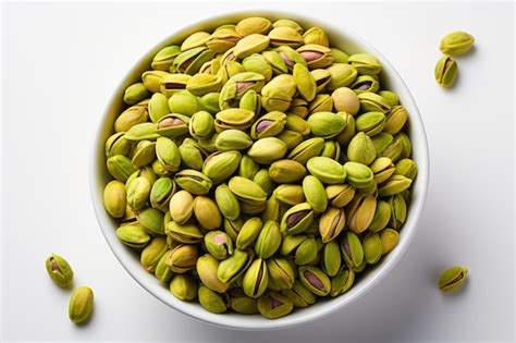 Pistachos en un recipiente