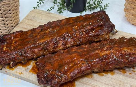 Costillas al horno estilo americano