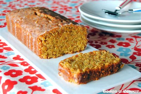 Bizcocho integral de zanahoria y avena