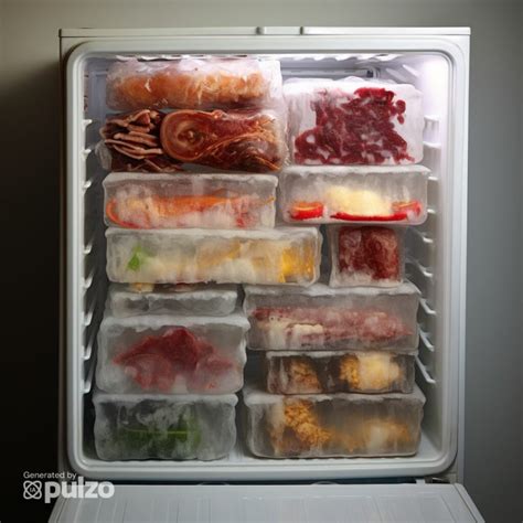 Organización de alimentos en el congelador