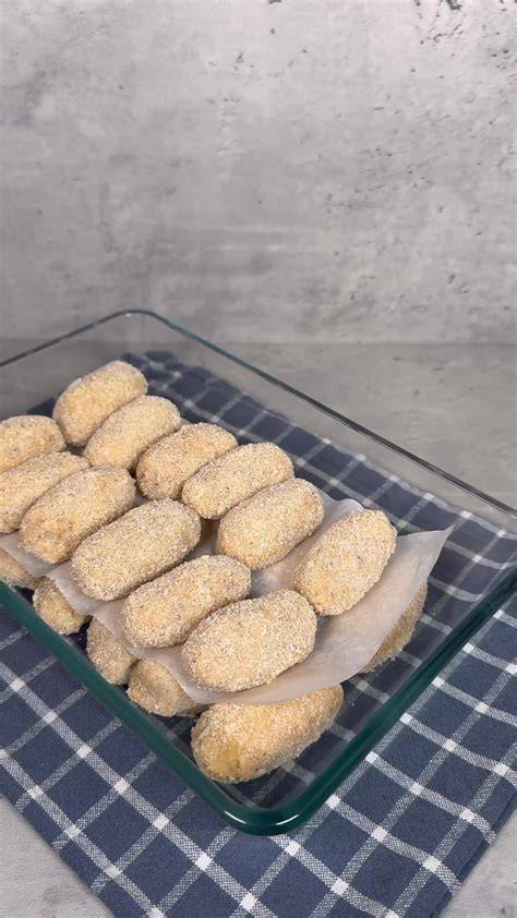 Croquetas listas para congelar en bolsa zip