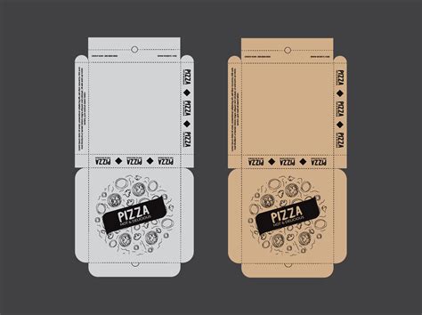 Diseño de caja de pizza