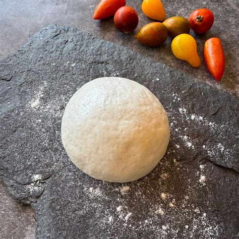 Masa de pizza sin fermentar correctamente