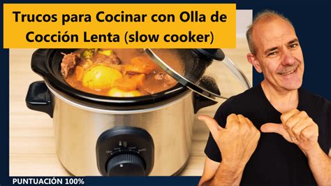 Esquema de las ventajas de cocinar con olla de cocción lenta