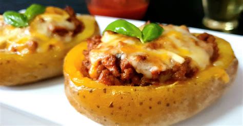 Tabla nutricional aproximada de las patatas asadas rellenas