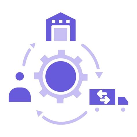 Ilustración de una cadena de suministro digitalizada