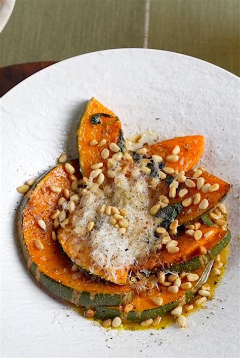 Ingredientes para calabaza salteada con queso