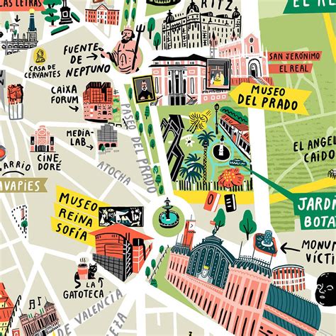Mapa de Madrid con ubicación de restaurantes de pollo a la brasa