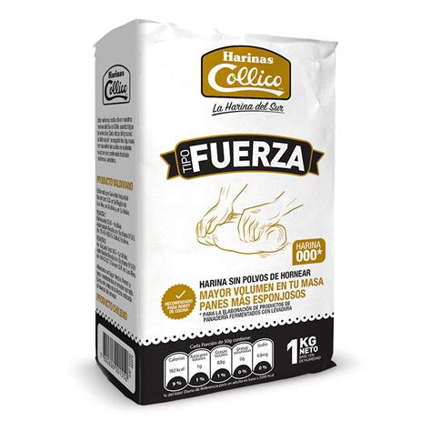 Envase de harina de fuerza con indicación de la W