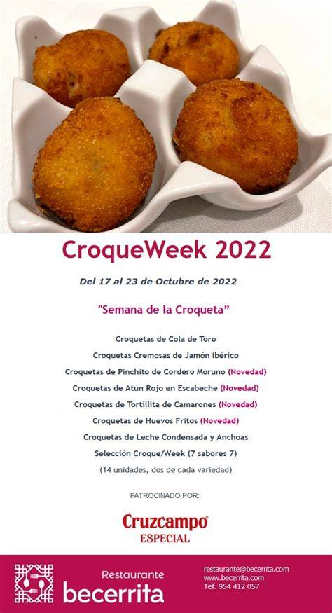 Festival de croquetas en el restaurante Becerrita