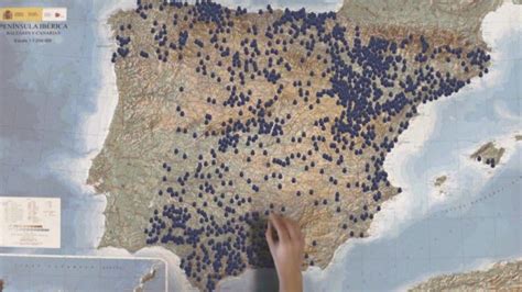 Mapa de fosas comunes en España durante la Guerra Civil y el Franquismo