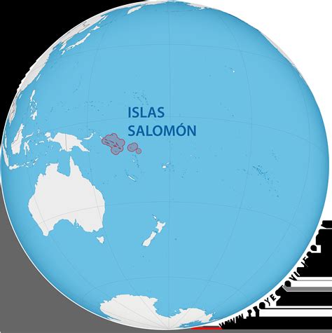 Mapa de las Islas Salomón