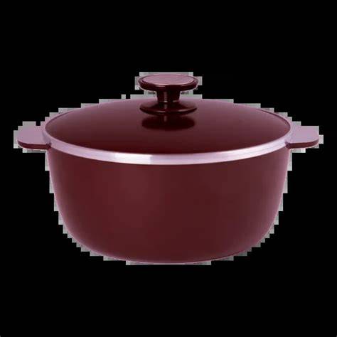 Olla ESSEN 24 cm Cherry con detalles de diseño
