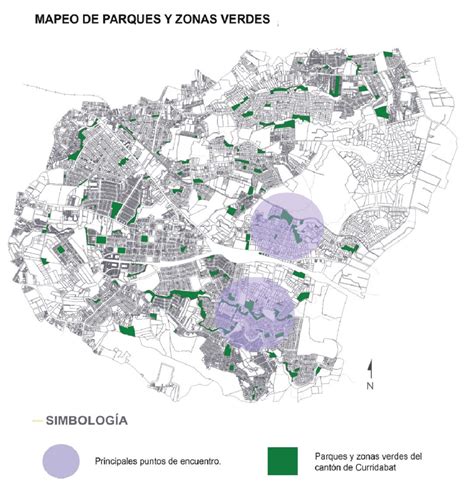 Mapa de parques y zonas verdes en Medina de Pomar