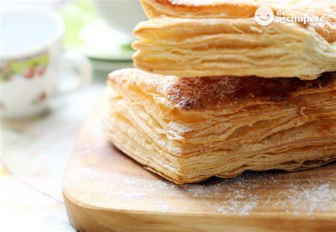 Ingredientes para pasteles de hojaldre