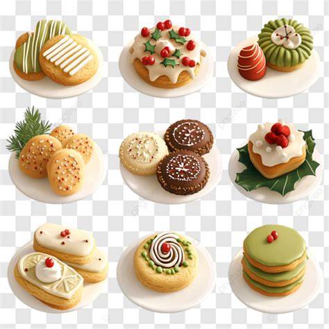 pasteles y galletas variados