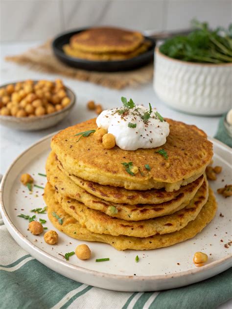 Ingredientes para panqueques de garbanzos