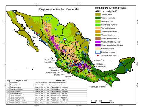 Mapa de las principales zonas productoras y exportadoras de brócoli en España